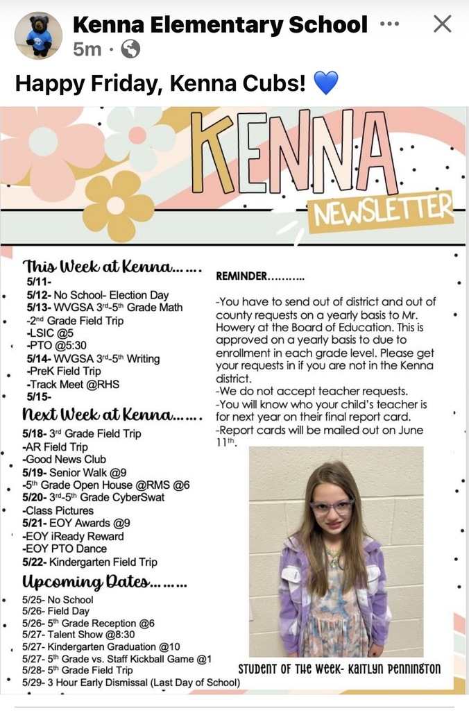 KES Parent Newsletter 5.11.26
