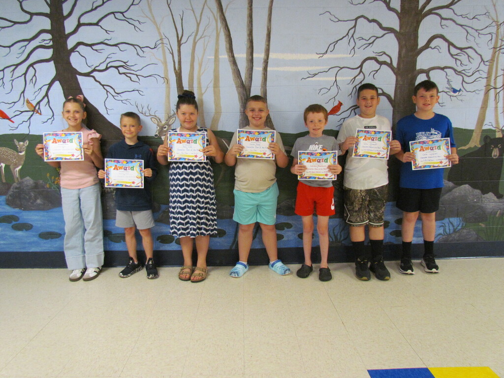 3rd Grade Students of the Month 