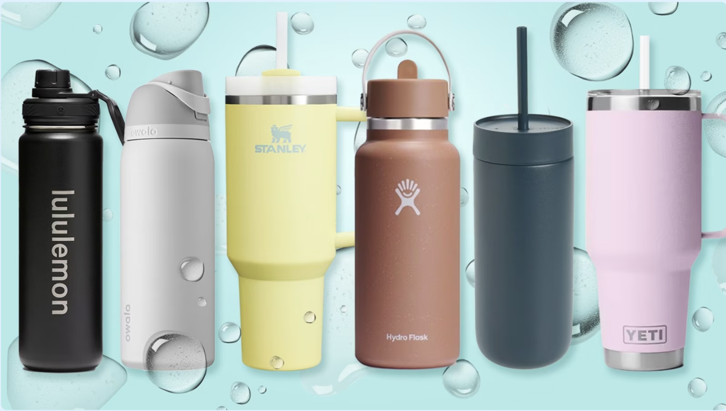 water bottles