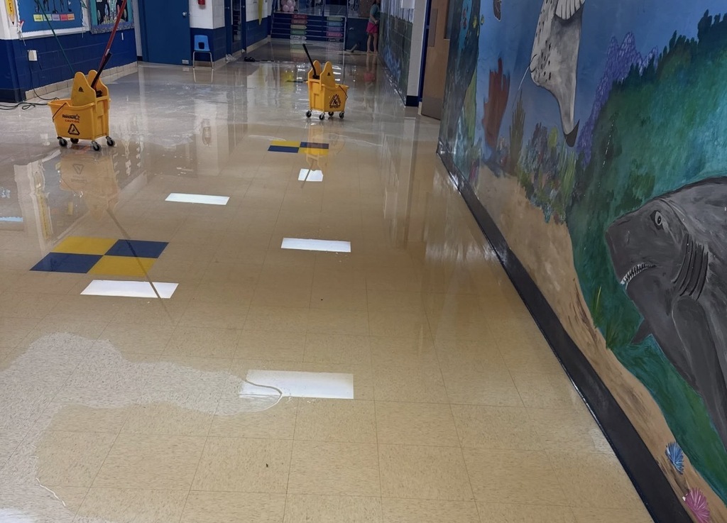 lots of water
