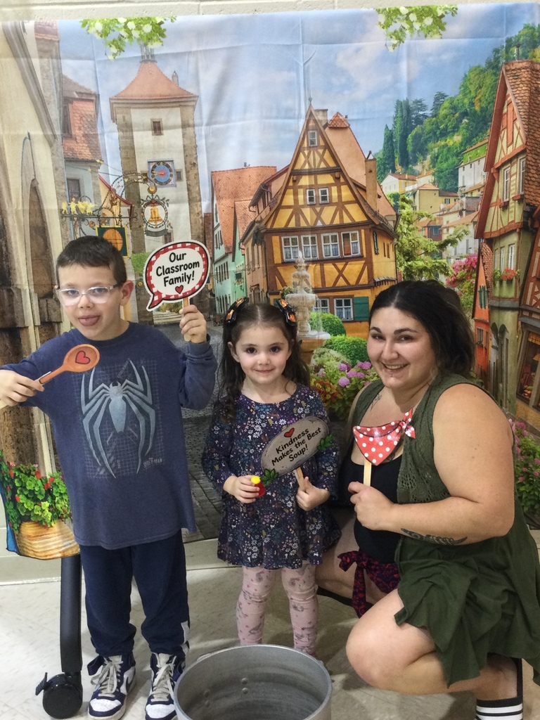 Students making Stone Soup