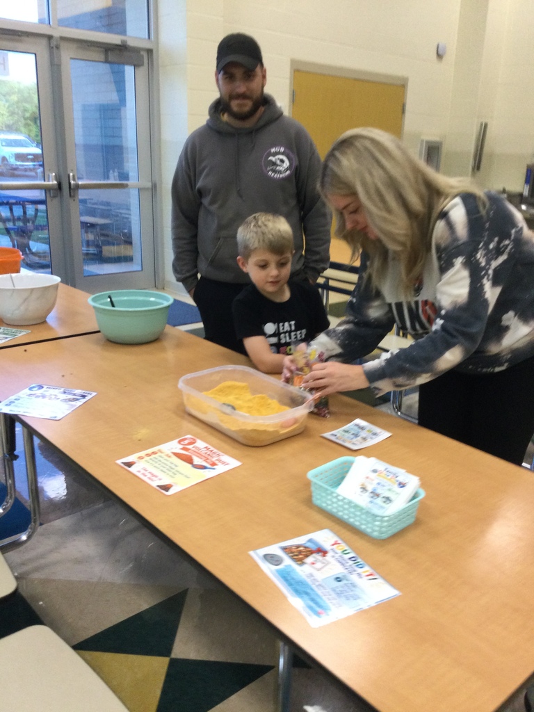 Students making Stone Soup