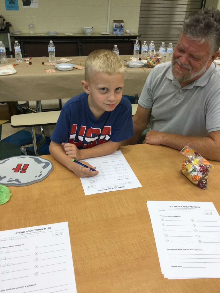 Students making Stone Soup