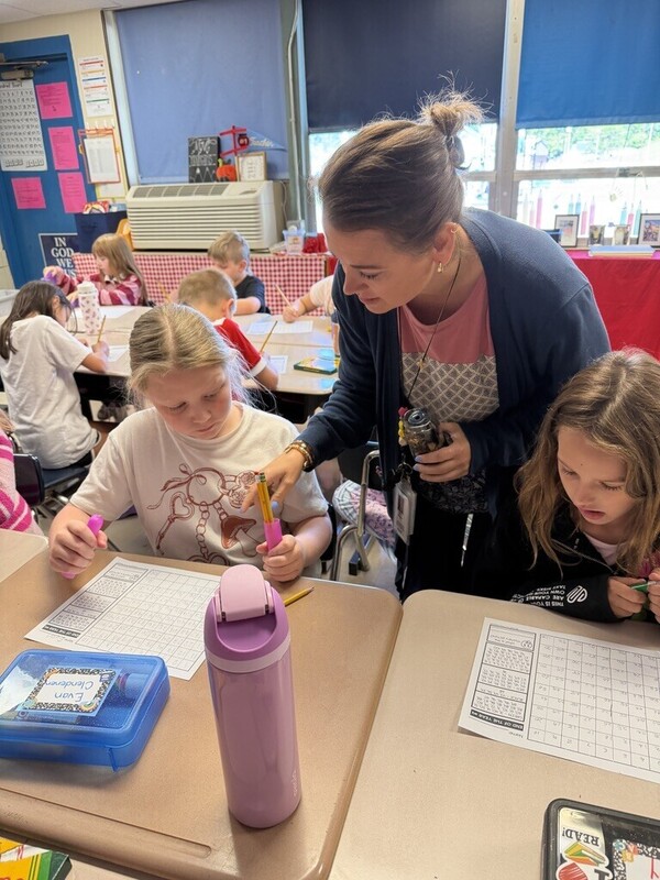 Students learning