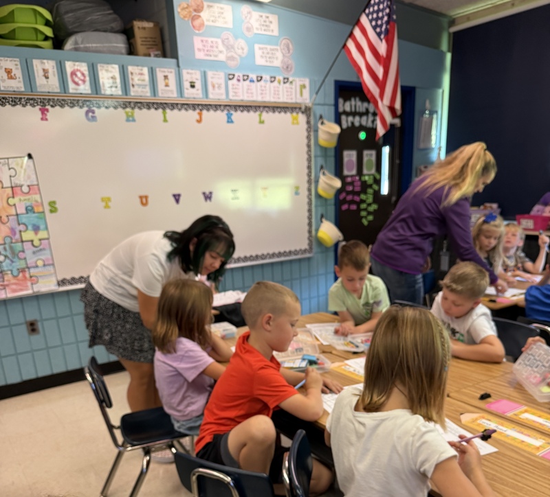 Students learning