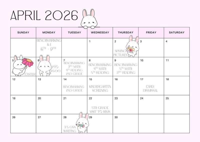 April Calendar