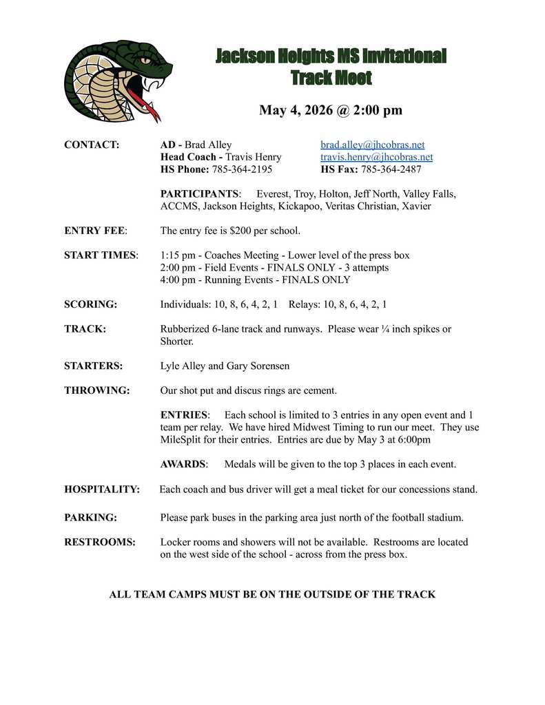 Meet info