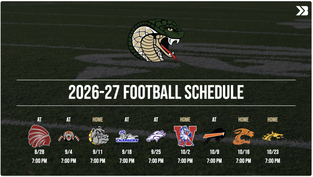 Varsity Football Schedule