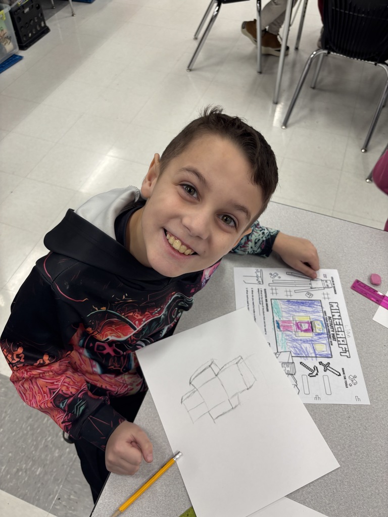 3rd grade students art project