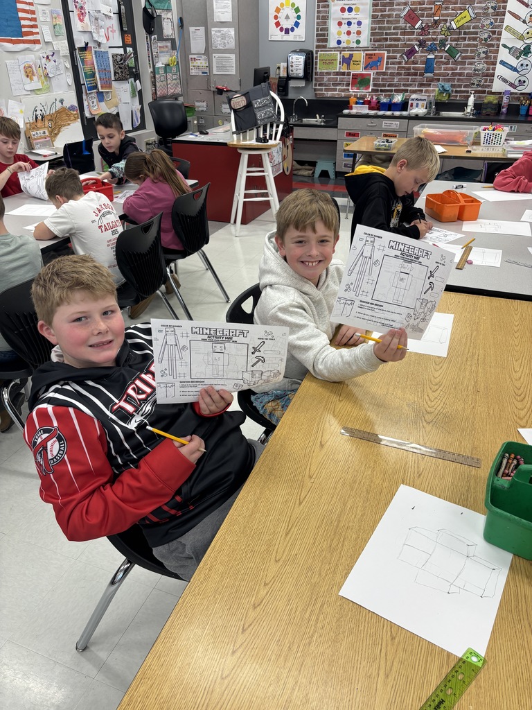 3rd grade students art project