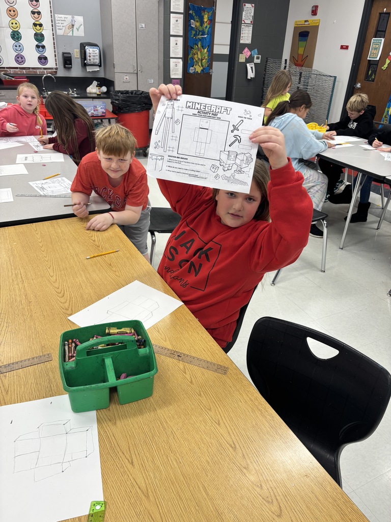 3rd grade students art project