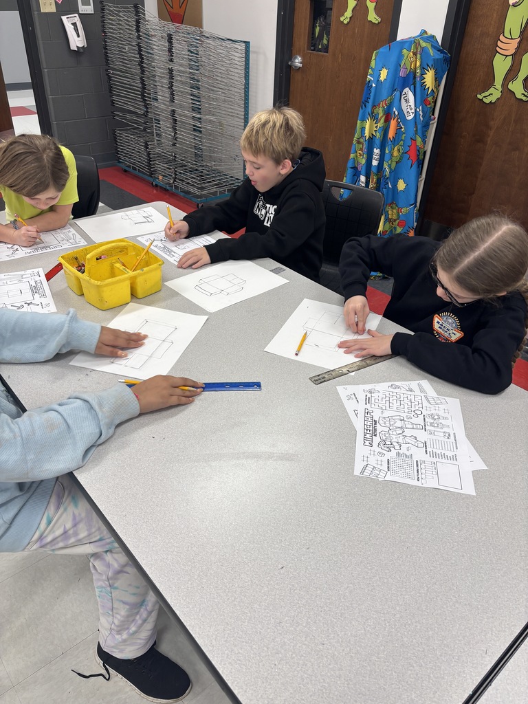 3rd grade students art project