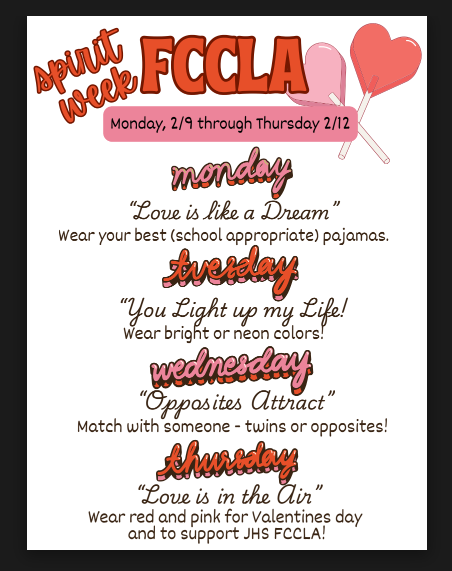 FCCLA Spirit Week