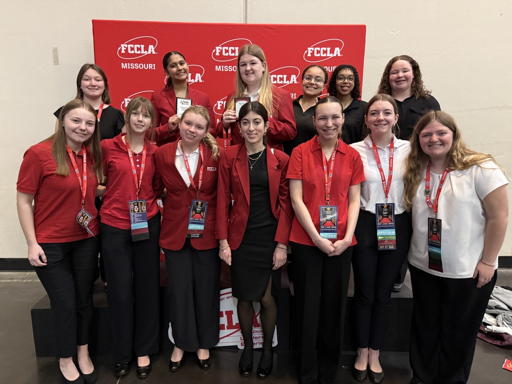 This week, 13 of our FCCLA members traveled to the FCCLA State Leadership Conference in Springfield, MO to compete in their STAR Event. We are so proud of them! 