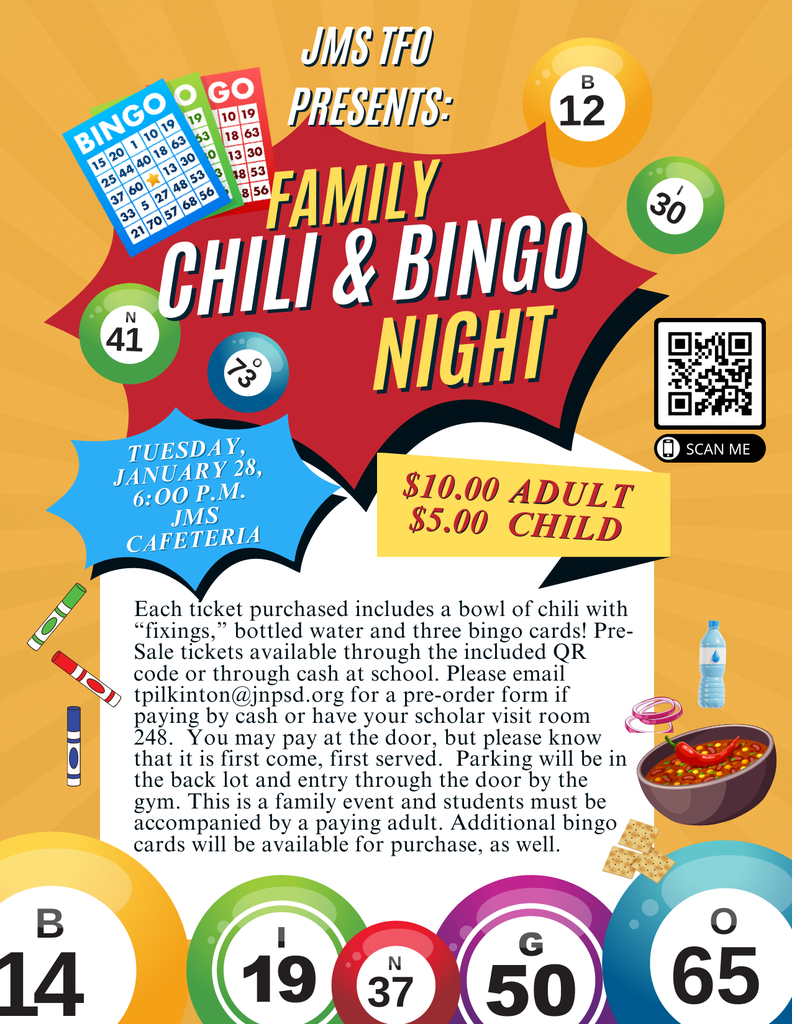 Family Chili and Bingo Night!
