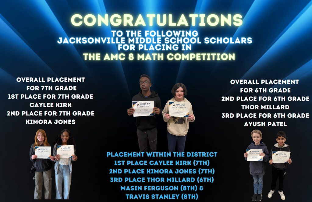 AMC Math Competition Winners