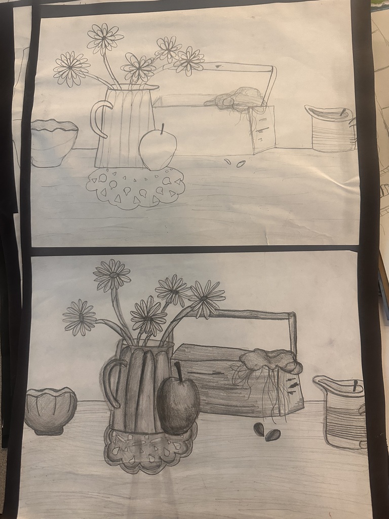6th grade still  life