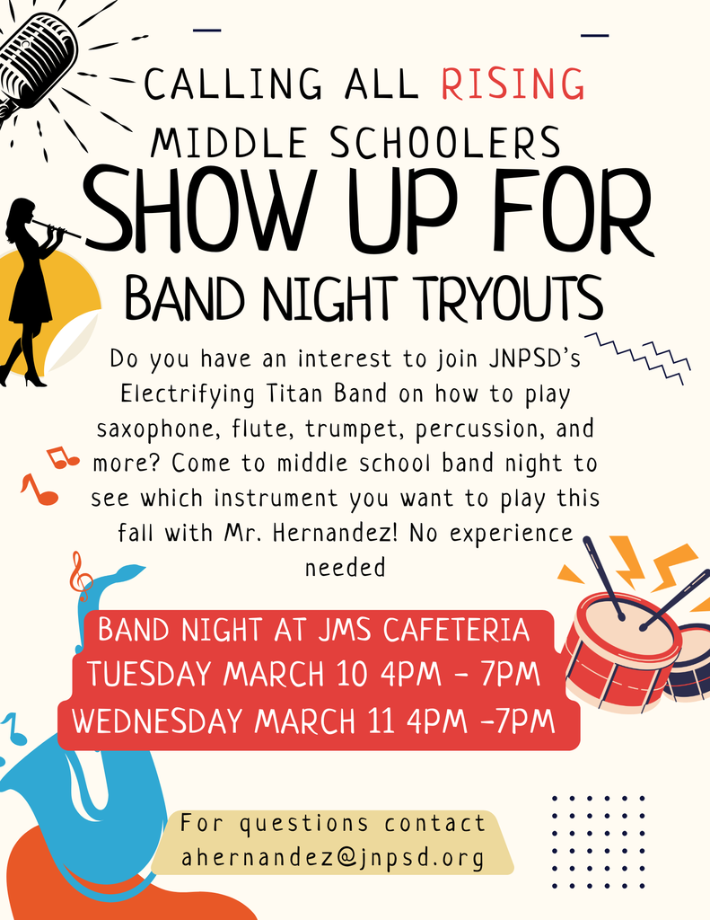 Rising Middle Schoolers Band Night