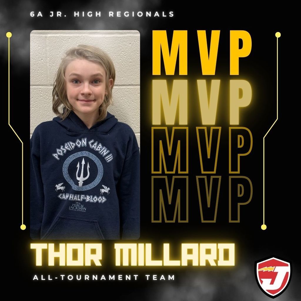 Thor Millard announced for Quiz Bowl All-Tournament Team.