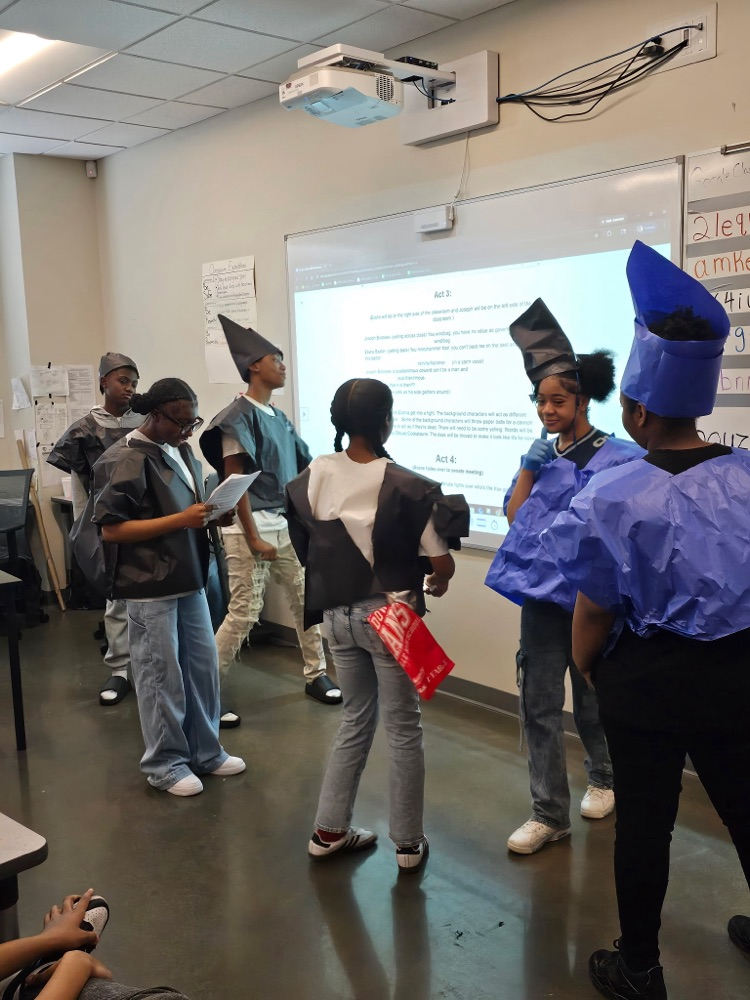 8th grade Accelerated Social Studies reenactment of the Brooks-Baxter War