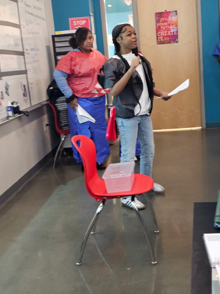 8th grade Accelerated Social Studies reenactment of the Brooks-Baxter War