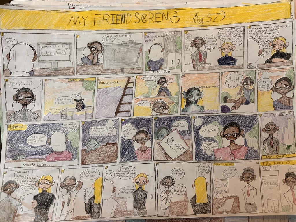 6th grade comic