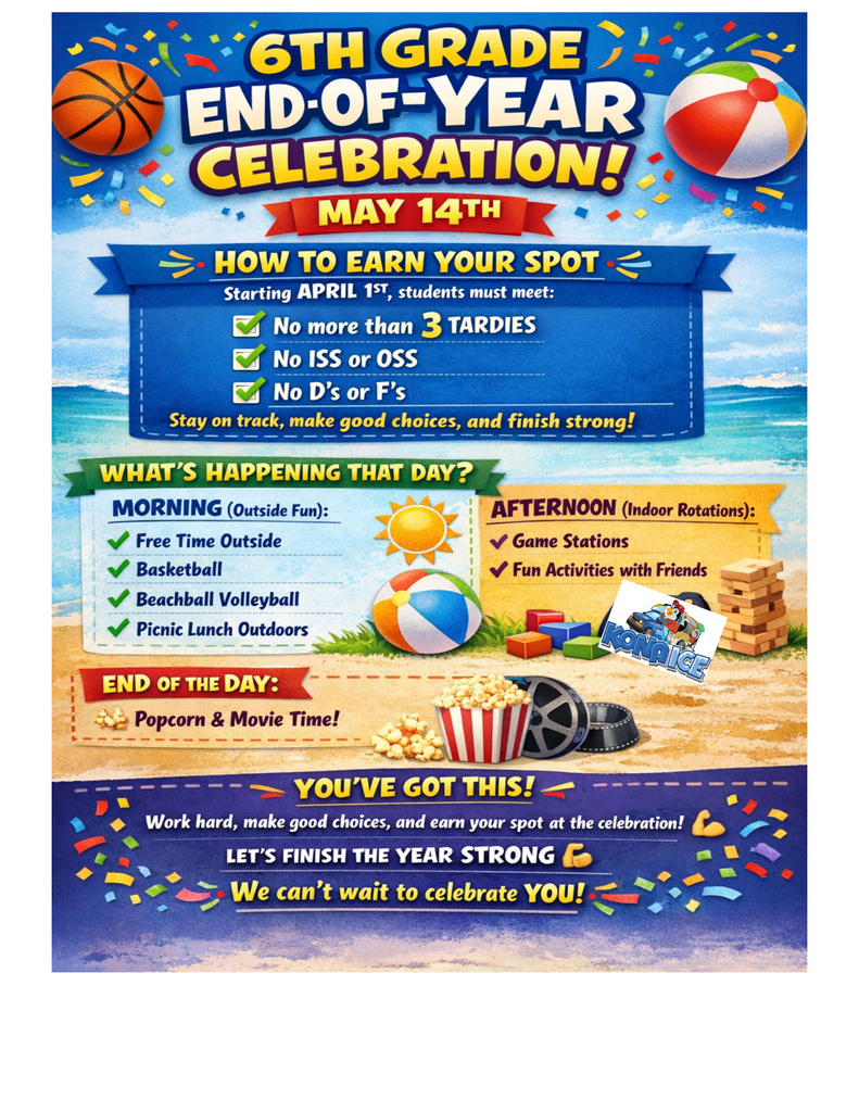 6th Grade End of the Year Celebration