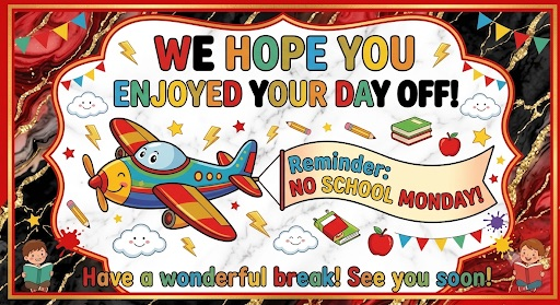 Reminder for Labor Day!