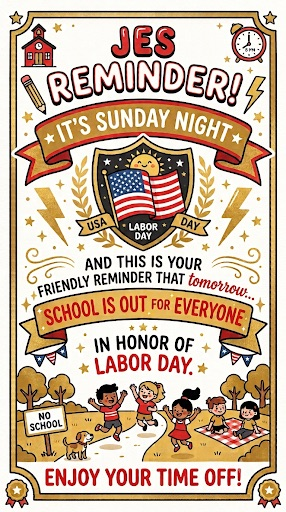 Labor Day Reminder