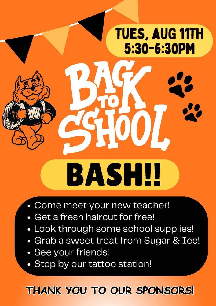 Back to School Bash Flyer