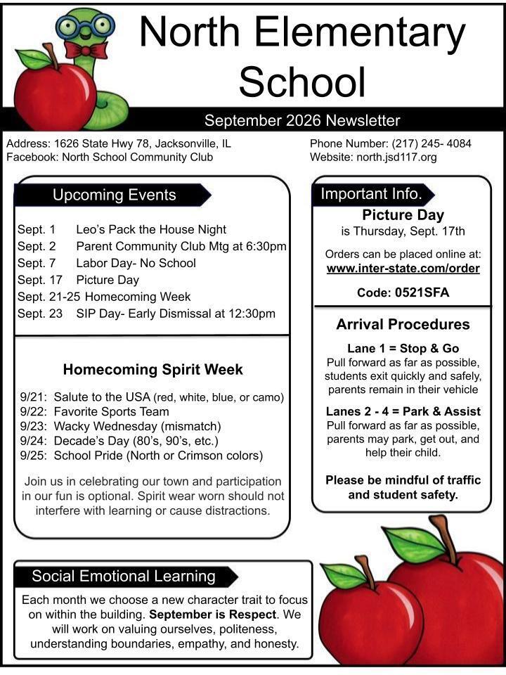 September 2026 Newsletter