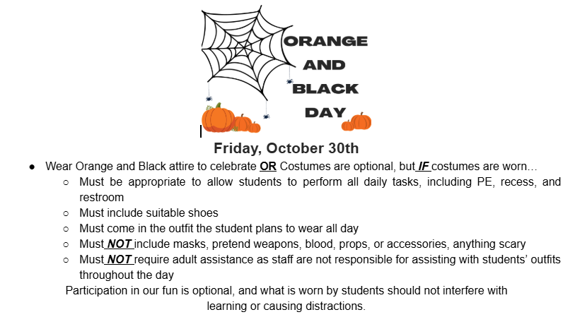 Orange/Black Day