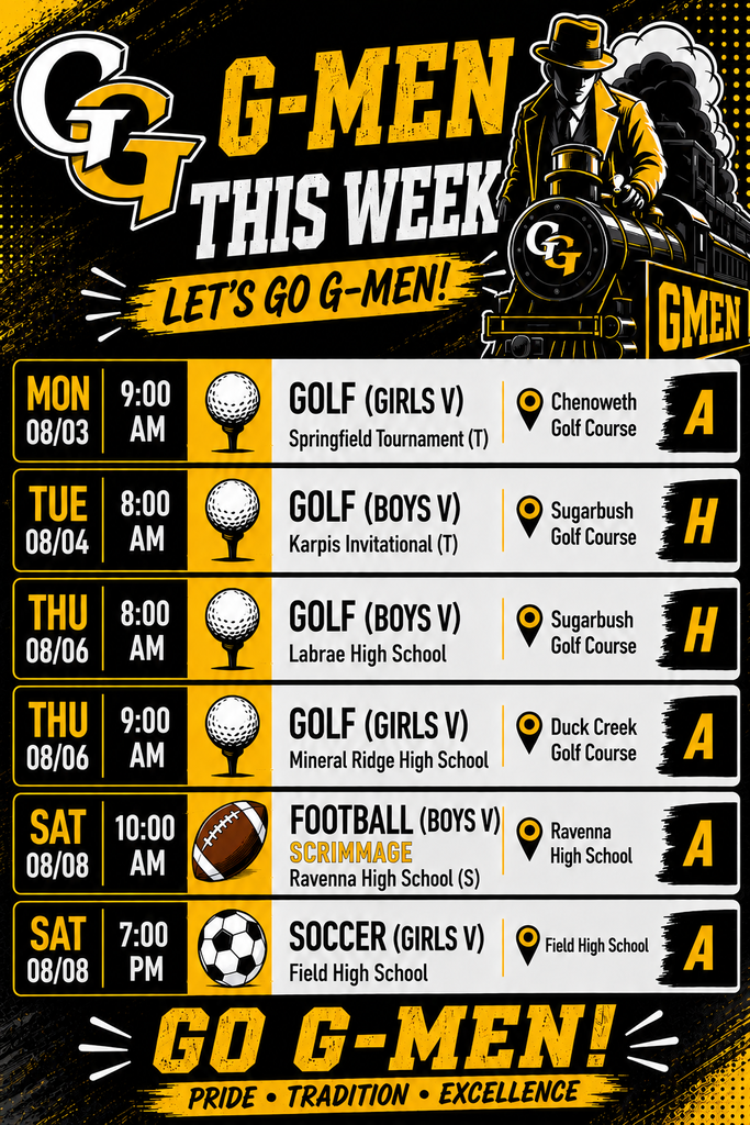 Week of 8/3