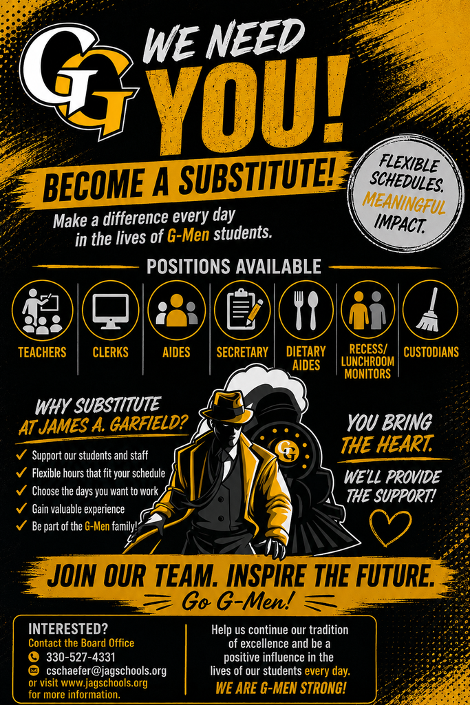 Substitutes Needed