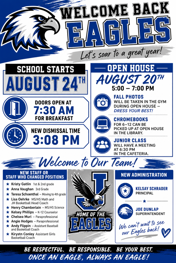 Welcome Back Eagles!