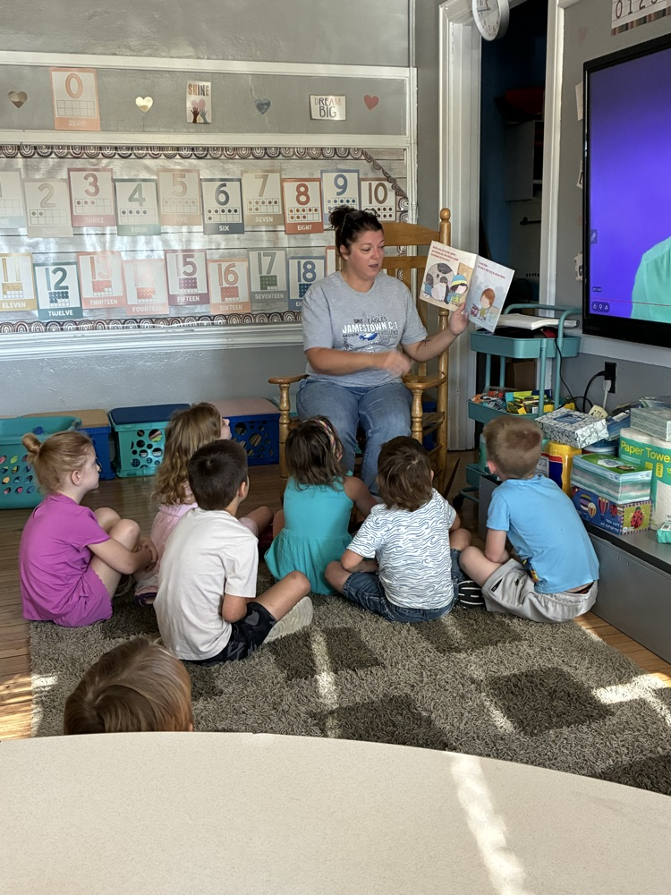 Mrs. Nicole was a guest reader