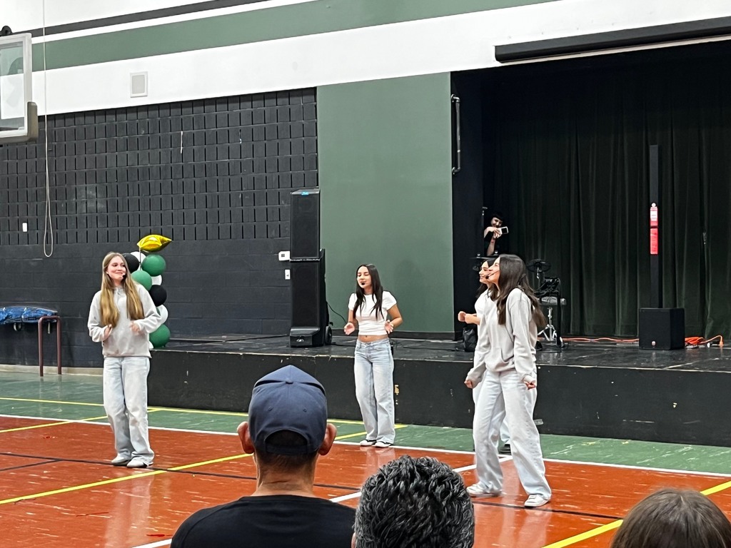 Students dancing
