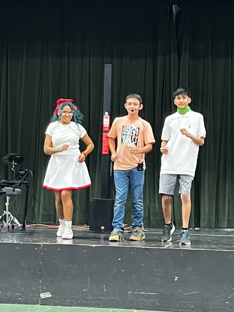 students dancing