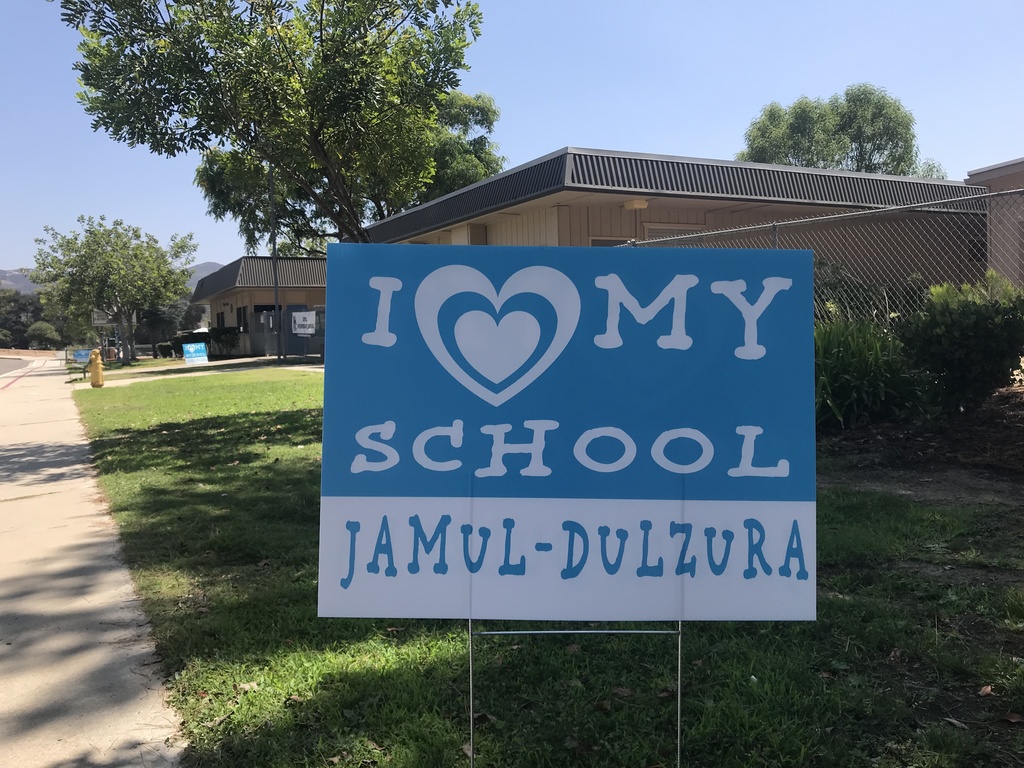 I love my school sign