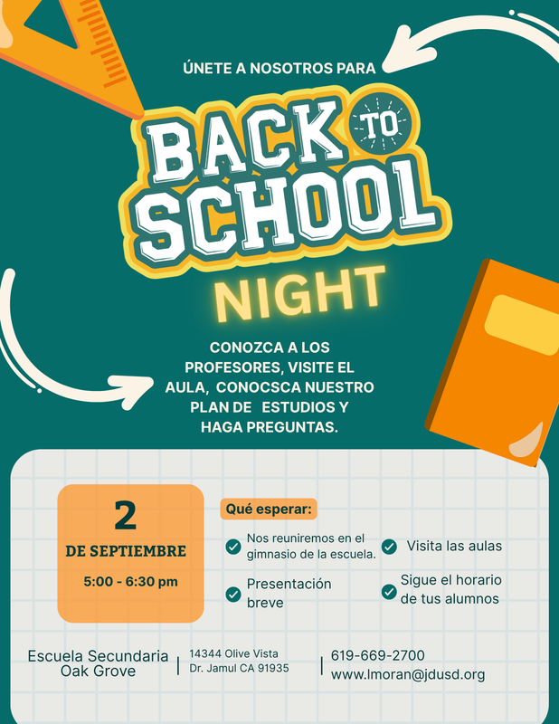 Noche de Regreso a Clases