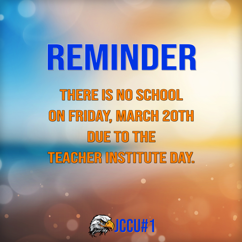 No School-Teacher Institute Day