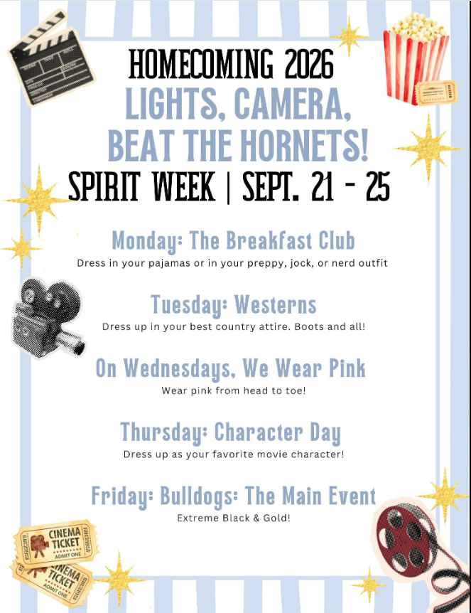 Spirit Week Dress up days