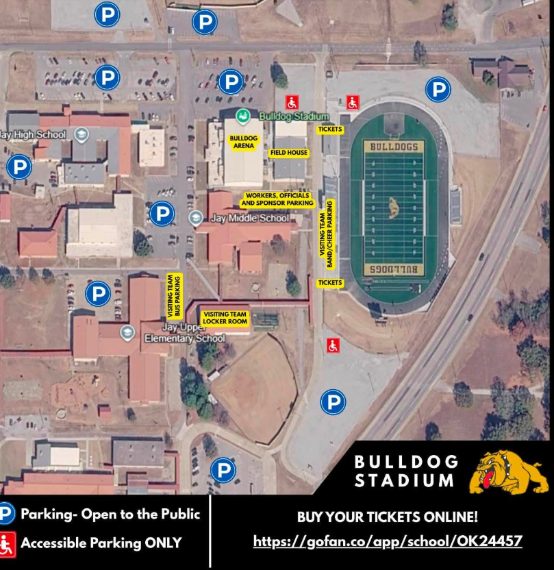 Bulldog Stadium Parking locations