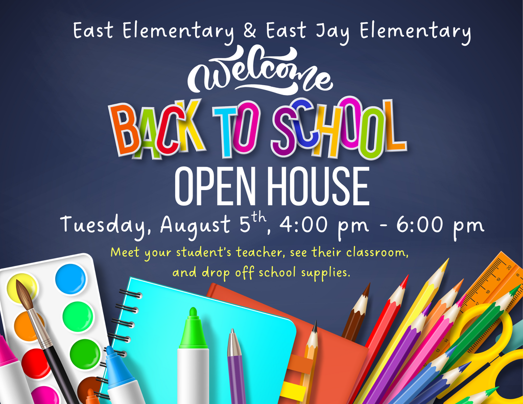 2025 Back to School Open House reminder