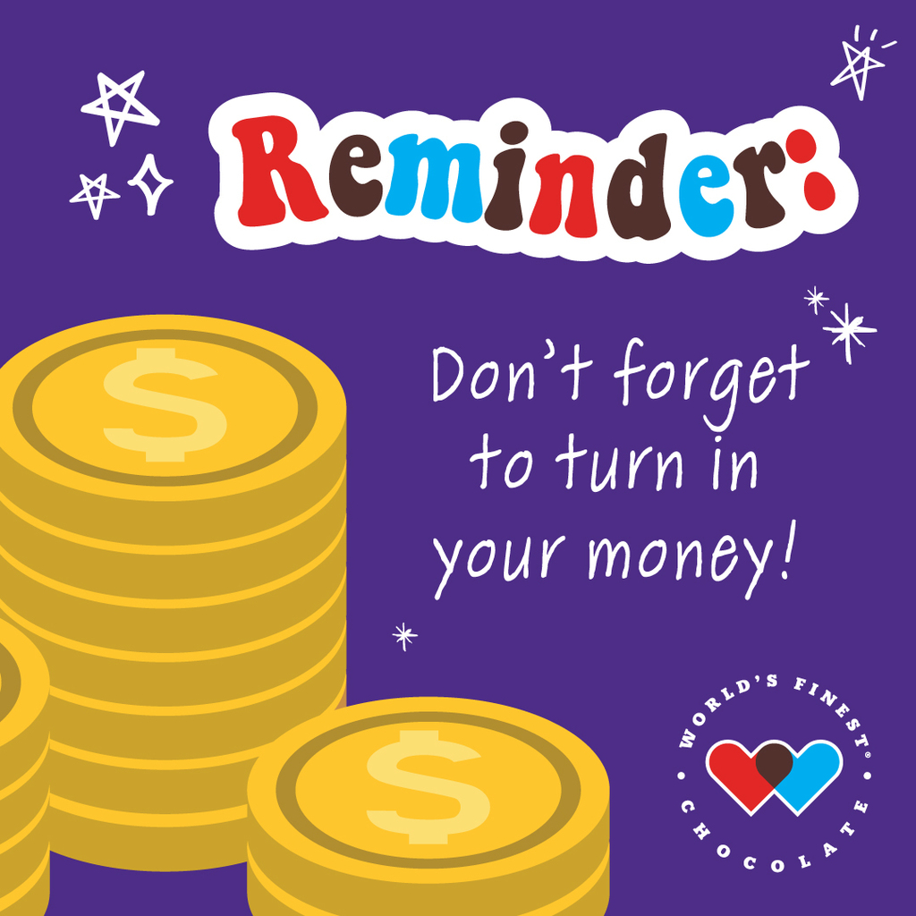 Candy Sales Reminder