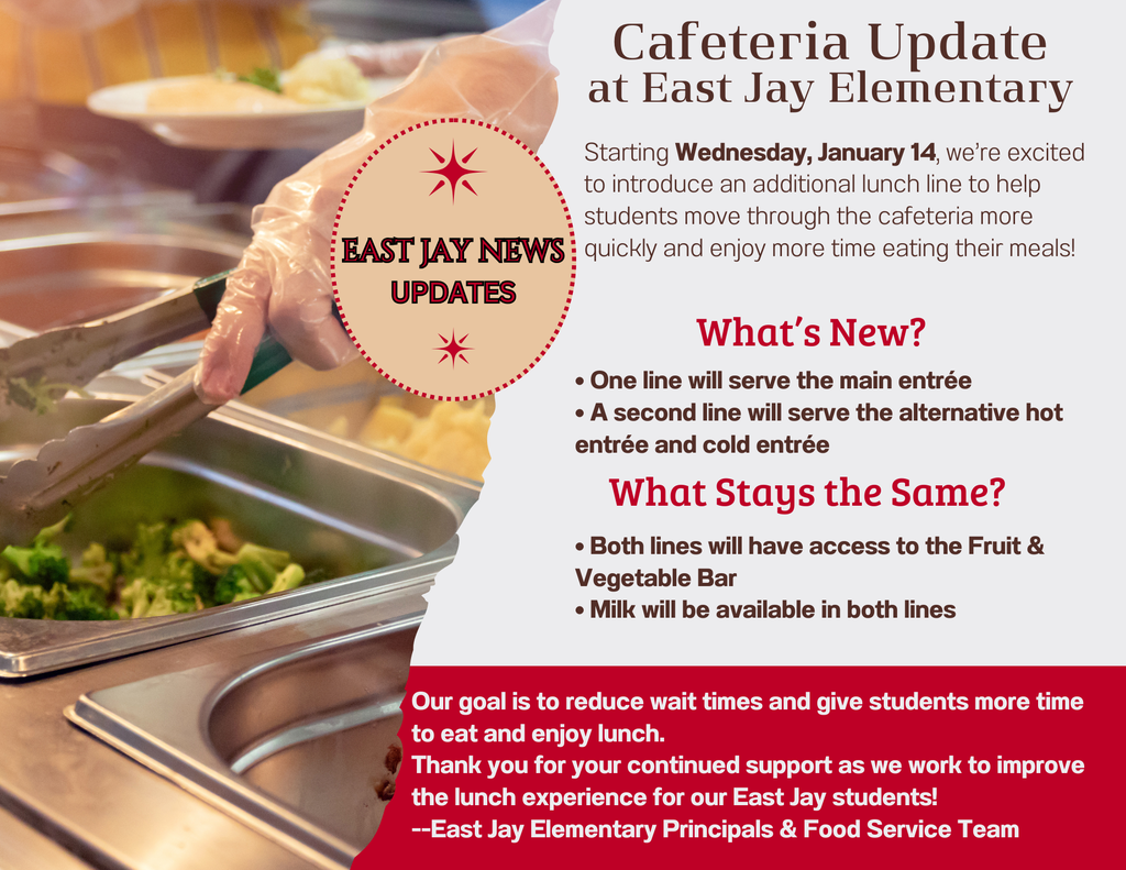 Cafeteria Update 2026