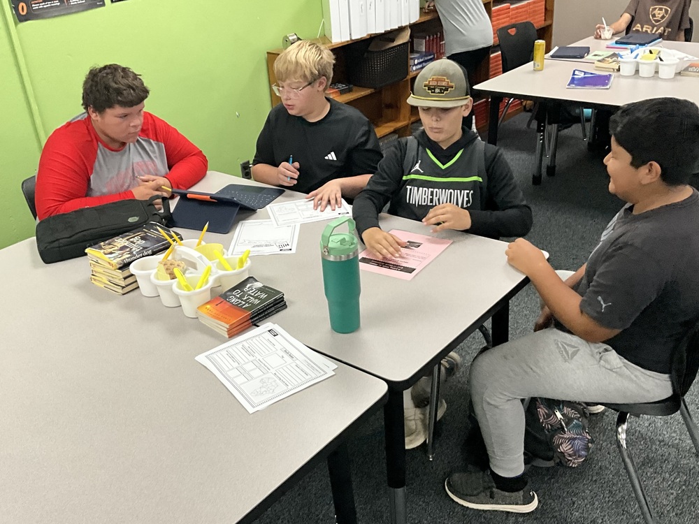7th Grade doing research