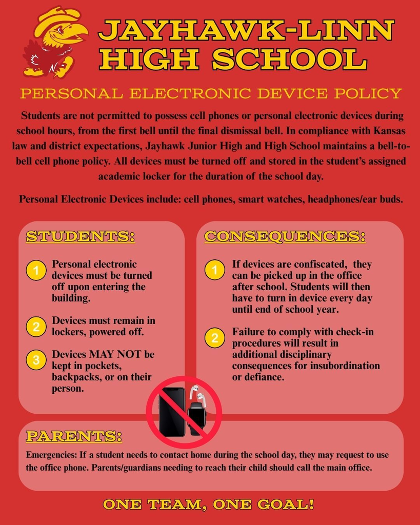 Personal Electronic Device Policy