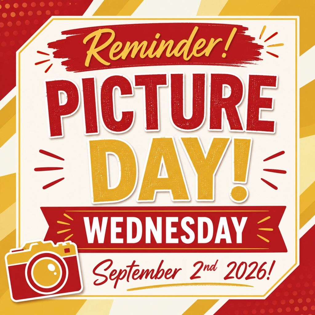Reminder: Picture Day is Wednesday Sept 2nd!