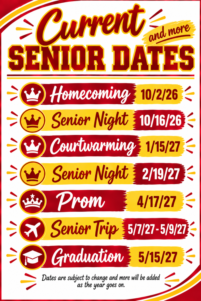 Current Senior Dates